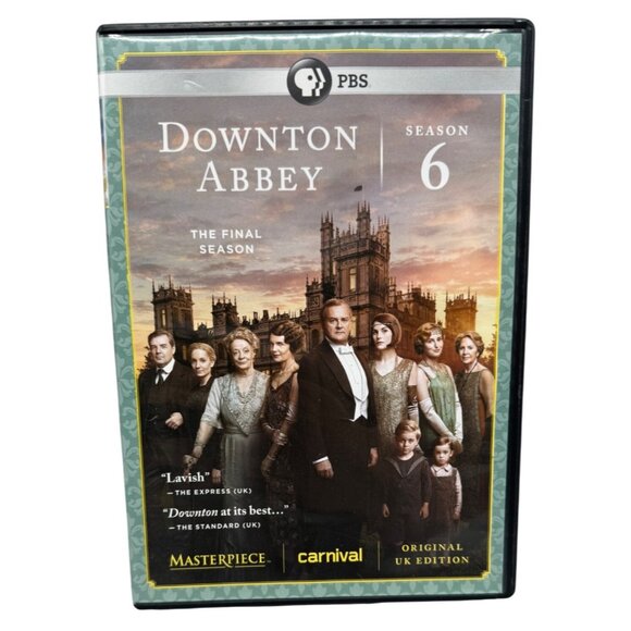 Downton Abbey Season 6 PBS DVD Box Set UK Edition masterpiece theater READ - Picture 1 of 8